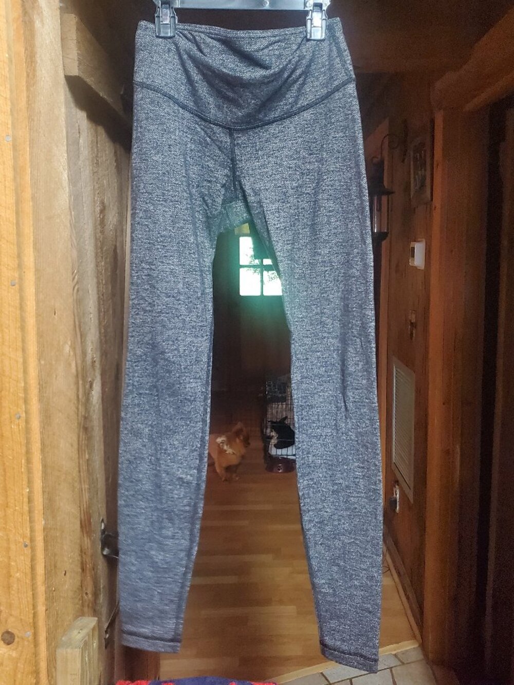 Lululemon Wunder Under High Rise Warm Knit Leggings Heathered Gray Size 6